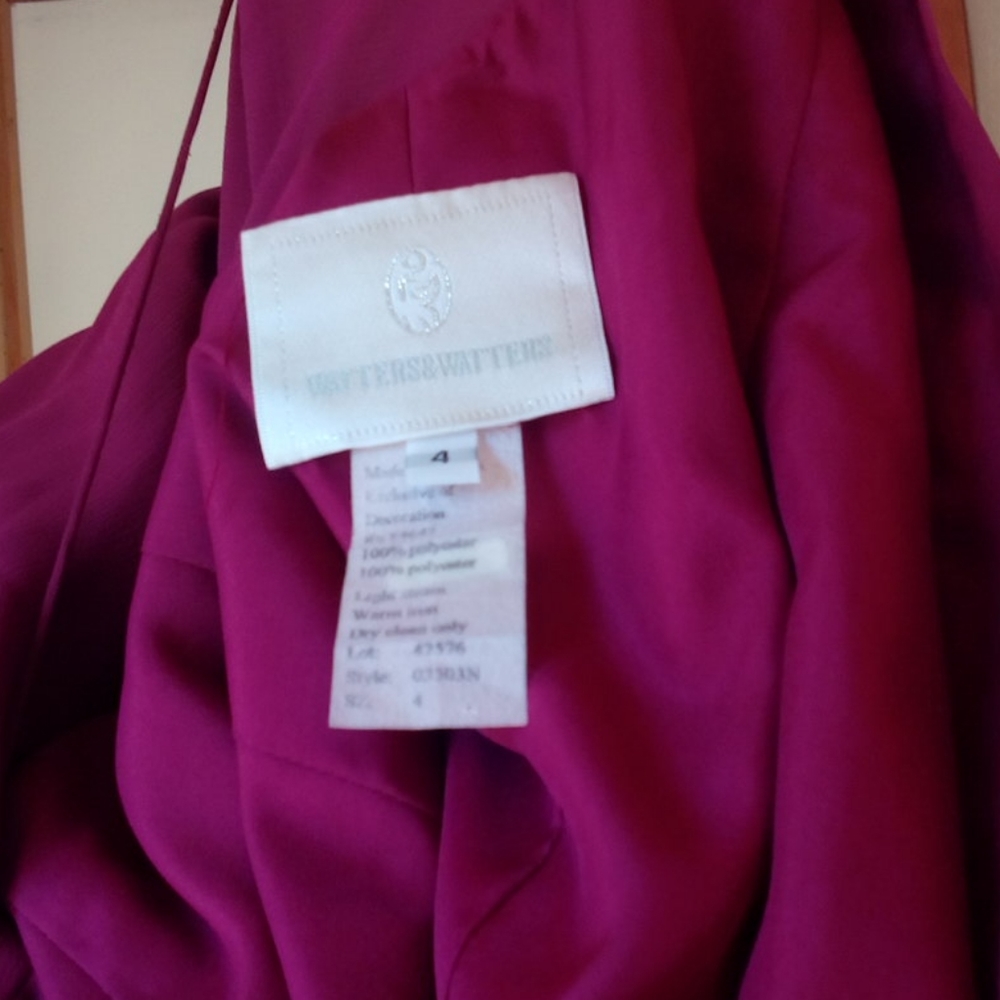Vintage Burgundy Formal dress - Picture 7 of 7
